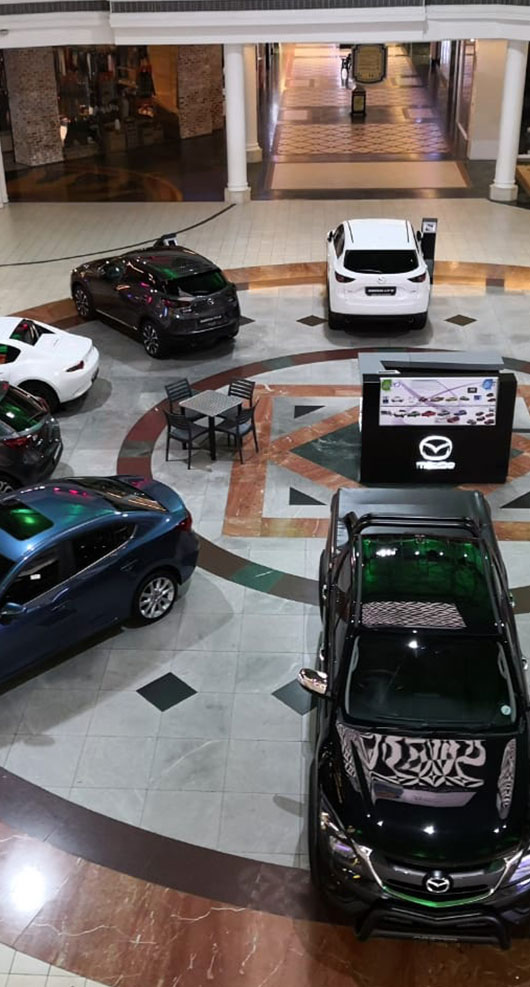 exhibition stand mazda canal walk cape town rh innovation